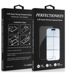 Juodas LCD apsauginis stikliukas Apple iPhone 14 Pro Max telefonui "Perfectionists 2.5D Super Strong"