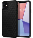 Juodas dėklas Apple iPhone 11 telefonui "Spigen Liquid Air"