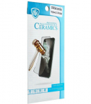 Juoda ekrano apsauga Apple iPhone 14 Pro Max telefonui "5D Full Glue Ceramic Glass"
