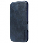 Mėlynas dėklas Apple iPhone 12 / 12 Pro telefonui "HDD Classic Wallet Case"