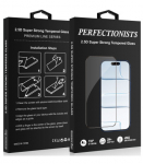 Juodas LCD apsauginis stikliukas Samsung Galaxy S26 Plus telefonui "Perfectionists 2.5D Super Strong"