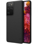Juodas dėklas Samsung Galaxy S21 Ultra telefonui "Nillkin Frosted Shield"