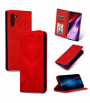 Dėklas Business Style Xiaomi Redmi Note 12 Pro+ raudonas