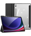 Juodas atverčiamas dėklas Samsung Galaxy Tab S10 Ultra / S9 Ultra / S8 Ultra plan&scaron;etei "Dux Ducis Toby"