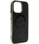Juodas dėklas Apple iPhone 14 Pro Max telefonui "Gentleman Mag Cover"