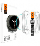 Apsauginis grūdintas stiklas Samsung Galaxy Watch 8 (40 mm) laikrodžiui "Spigen Glas.TR EZ Fit 2-Pack"