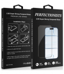 Juodas LCD apsauginis stikliukas Samsung Galaxy A37 5G / A57 5G telefonui "Perfectionists 2.5D Super Strong"