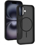 Juodas dėklas Apple iPhone 16 telefonui "Magmat Slim Case"
