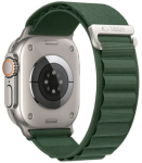 Žalia apyrankė Apple Watch 8 / 9 / 10 / 11 / 12 / SE / Ultra (44 / 45 / 46 / 49 mm) laikrodžiui "Tech-Protect Nylon Pro"