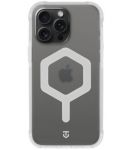 Skaidrus / baltas dėklas Apple iPhone 15 Pro Max telefonui "Tactical MagForce Hexagon Cover"
