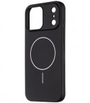 Juodas dėklas Apple iPhone 17 Pro Max telefonui "OBAL:ME MagNetix Matte TPU Cover"