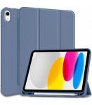 Mėlynas atverčiamas dėklas Apple iPad 10.9 2022 plan&scaron;etei "Tech-Protect SC Pen"