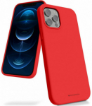 Dėklas Mercury Silicone Case Samsung S938 S25 Ultra raudonas