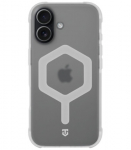 Skaidrus / baltas dėklas Apple iPhone 17 telefonui "Tactical MagForce Hexagon Cover"