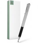 Sidabrinės spalvos pie&scaron;tukas - Stylus telefonui/plan&scaron;etei/kompiuteriui "Tech-Protect Stylus Pen"