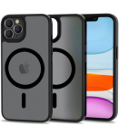 Matinis juodas dėklas Apple iPhone 11 Pro telefonui "Tech-Protect Magmat Magsafe"