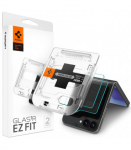 Apsauginis grūdintas stiklas Samsung Galaxy Z Flip 6 / 7 FE telefonui "Spigen Glas.TR EZ Fit 2-Pack"