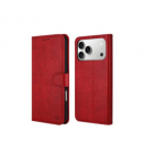 Dėklas HDD Clasp Wallet Case Samsung G991 S21 5G raudonas