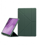 Dėklas Reach Origami Apple iPad 10.9 2022/iPad 11 2025 tamsiai žalias