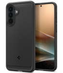 Matinis juodas dėklas Samsung Galaxy A57 5G telefonui "Spigen Rugged Armor"
