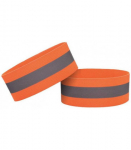 Oranžinė &scaron;viesą atspindinti Velcro apyrankė