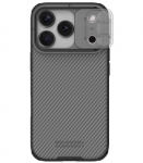 Juodas / skaidrus dėklas Apple iPhone 17 Pro telefonui "Nillkin CamShield Pro Case"