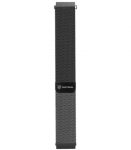 Juoda 20mm apyrankė laikrodžiams "Tactical 360 Loop Magnetic Steel Band"