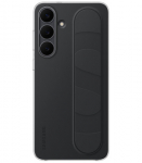 Originalus juodas dėklas "Standing Grip Cover" Samsung Galaxy S25 FE telefonui "EF-GS731CBE"