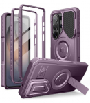 Violetinis dėklas Samsung Galaxy S26 Ultra telefonui "Tech-Protect Kevlar Magsafe 2-Set"