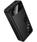 Juoda I&scaron;orinė baterija Power Bank 22.5W 20000mAh "Hoco J154A"