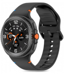 Juoda apyrankė Samsung Galaxy Watch 8 / Classic (40 / 44 / 46 mm) laikrodžiui "Tech-Protect Silicone"