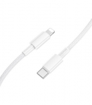 Baltas USB-C - Lightning 27W 100cm laidas "Borofone BX117"