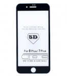 LCD apsauginis stikliukas "5D Full Glue" Apple iPhone 7 Plus/8 Plus baltas