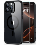 Juodas / skaidrus dėklas + apsauginis stiklas Apple iPhone 16 Pro telefonui "ESR Classic Hybrid Halolock Magsafe"