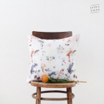Linen Cushion Cover Lininis pagalvėlės užvalkalas Watercolour
