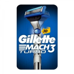 Mach3 Turbo Razor Handle and Refills Skustuvo rankena ir viena galvutė Rinkinys