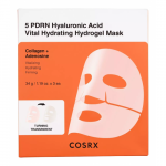 5 PDRN Hyaluronic Acid Vital Hydrating Hydrogel Mask Atgaivinanti veido kaukė 34g
