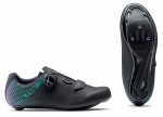 Dviratininko batai Northwave Core Plus 2 WMN Road black-iridescent