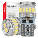 Led lemputės CANBUS T10 W5W 16SMD 2SMD 3014 3030 White 12V 24V