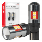 Led lemputės CANBUS T10 W5W 9 SMD 3030 White 12V 24V 36V 48V