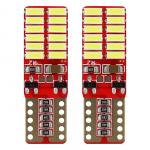 LED lemputės CANBUS 24SMD 4014 T10e (W5W) White 12V/24V