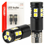 LED lemputės CANBUS T10 W5W 13SMD 3030 White 12V/24V