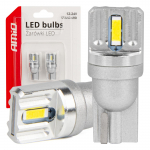 Led lemputės STANDARD T10 W5W 2x1860 SMD White 12V/24V AMIO-03719