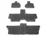 Automobiliniai kilimėliai Chrysler Town & Country IV 7 Seats (2001-2007) Guminiai