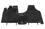 Automobiliniai kilimėliai Peugeot Expert II With Textile Cover (2007-2016) Guminiai