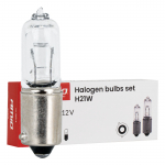 Halogeninės lemputės Set H21W 12V 21W BAY9s 10pcs