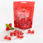 Aviečių skonio guminukai Brolių medus Broliai lokiai, 100 g