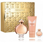 Paco Rabanne Olympea rinkinys moterims (80 ml. EDP + 6 ml. EDP + 100 ml. kūno losjonas)