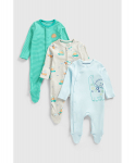 MOTHERCARE &scaron;liaužtinukas ilgomis rankovėmis, 3vnt., GF201