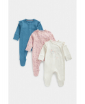 MOTHERCARE &scaron;liaužtinukas ilgomis rankovėmis, FE002 3vnt.,